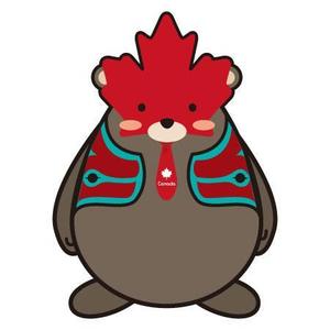 茂木達也 (gimogimo)さんのカナダをPRするゆるキャラ「かなたん」のデザインへの提案
