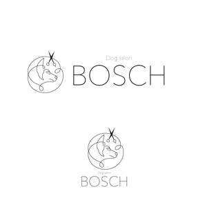 marukei (marukei)さんの高級トリミングサロン「BOSCH」のロゴへの提案
