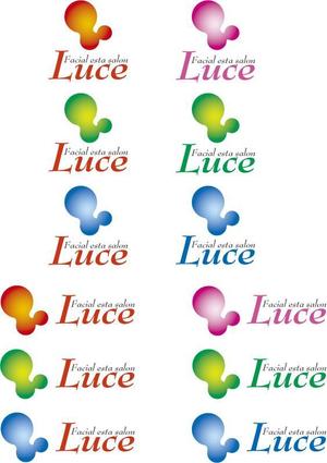 中津留　正倫 (cpo_mn)さんのフェイシャルエステサロン「Luce」のお店のロゴへの提案