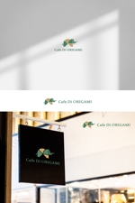 tobiuosunset (tobiuosunset)さんのカフェ　「Cafe Di ORIGAMI」のロゴ作成への提案