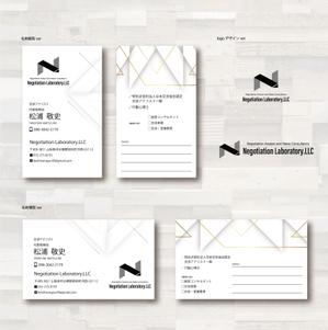 SUPLEY_ad (ad_infinity007)さんの「Negotiation Laboratory.LLC」というコンサルタント会社の名刺デザインへの提案