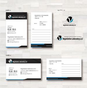 SUPLEY_ad (ad_infinity007)さんの「Negotiation Laboratory.LLC」というコンサルタント会社の名刺デザインへの提案