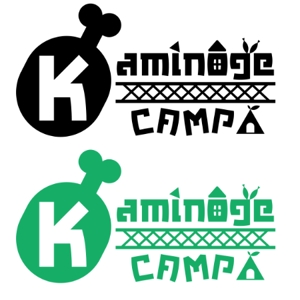 藤依ひな (fujiyorihina)さんの都市型グランピング場『kaminoge CAMP』のロゴへの提案
