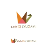 Q (qtoon)さんのカフェ　「Cafe Di ORIGAMI」のロゴ作成への提案