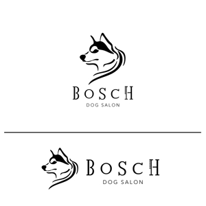 せのお しんや (senoo-shinya)さんの高級トリミングサロン「BOSCH」のロゴへの提案
