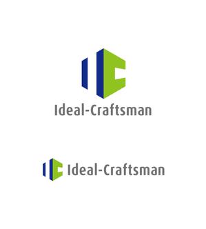 horieyutaka1 (horieyutaka1)さんのリフォーム・建築・設備系の企業「IC（Ideal-Craftsman）」のロゴ（商標登録なし）への提案
