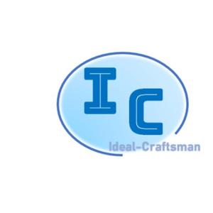 カッティングシート施工のプロ集団 (Lien1313)さんのリフォーム・建築・設備系の企業「IC（Ideal-Craftsman）」のロゴ（商標登録なし）への提案