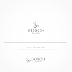 悠希 (yuruta1224)さんの高級トリミングサロン「BOSCH」のロゴへの提案
