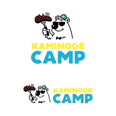 PICKLES DESIGN (Burger13)さんの都市型グランピング場『kaminoge CAMP』のロゴへの提案