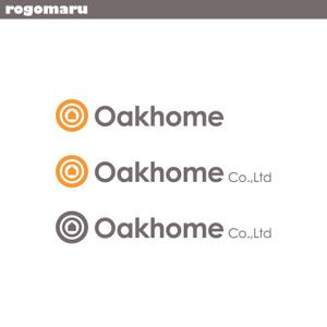 ロゴ研究所 (rogomaru)さんの「Oakhome Co.,Ltd」のロゴ作成への提案