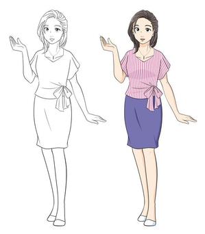 naru (naruz design) (narunell)さんの情報メディアチャットボットのキャラクターへの提案