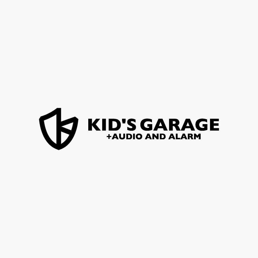 「KID'S GARAGE」のロゴ作成