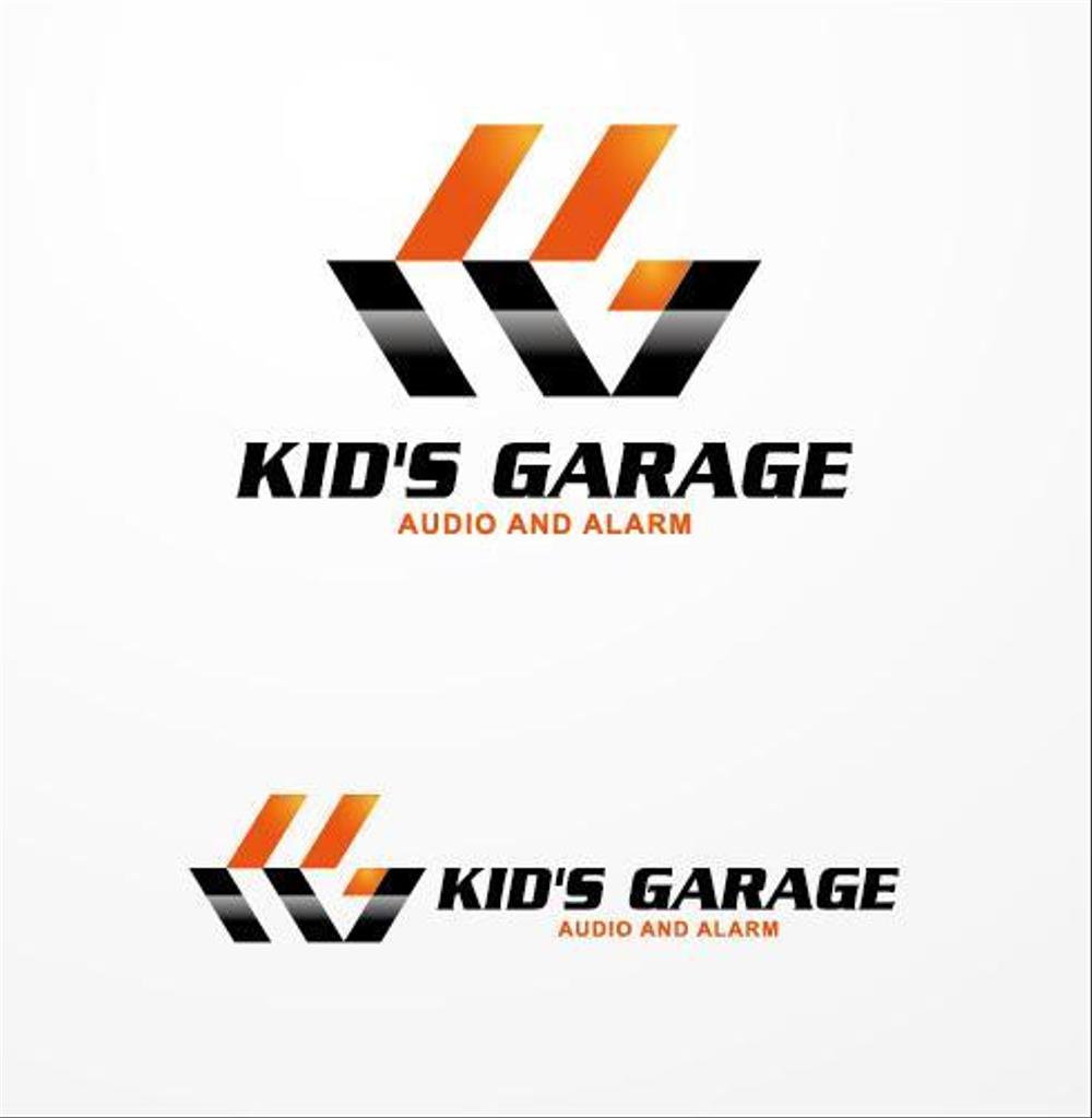 「KID'S GARAGE」のロゴ作成