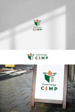 tobiuosunset (tobiuosunset)さんの都市型グランピング場『kaminoge CAMP』のロゴへの提案