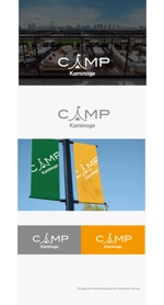 mg_web (mg_web)さんの都市型グランピング場『kaminoge CAMP』のロゴへの提案