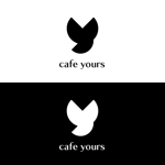 じゅん (nishijun)さんのカフェ&バー「cafe yours」のロゴへの提案
