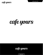 queuecat (queuecat)さんのカフェ&バー「cafe yours」のロゴへの提案