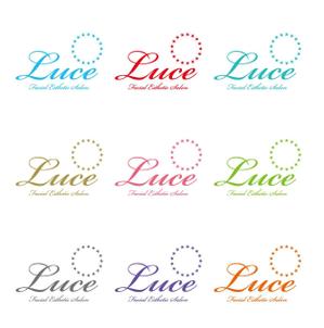 RELAX DESIGN (dept)さんのフェイシャルエステサロン「Luce」のお店のロゴへの提案