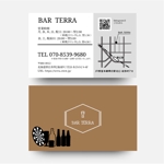 SOGAEmiko (nemuta56)さんの世界中のビールを取り扱うバー「BAR TERRA」のショップカードへの提案