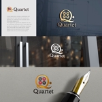 drkigawa (drkigawa)さんのアミューズメントポーカー　店名「Quartet」・・・カルテットのロゴ作成への提案
