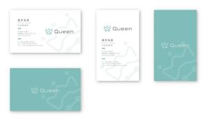 Mazdylr (Mazdylr)さんの車関係全般を展開する会社グループ「Queen」の名刺デザインへの提案