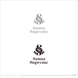 Seven7 (Seven7)さんのサウナ専用CBD・パッケージ「SS　Sauna Supreme」の文字ロゴへの提案