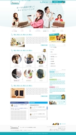 clear design (hayato_design)さんの音楽教室のWebサイトのトップページのデザイン制作への提案