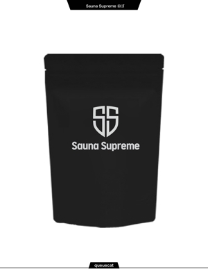 queuecat (queuecat)さんのサウナ専用CBD・パッケージ「SS　Sauna Supreme」の文字ロゴへの提案