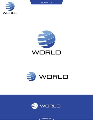 queuecat (queuecat)さんの「株式会社ワールド」のロゴへの提案