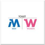 d-o2 (d-o2)さんの店舗の男女トイレのサインロゴへの提案