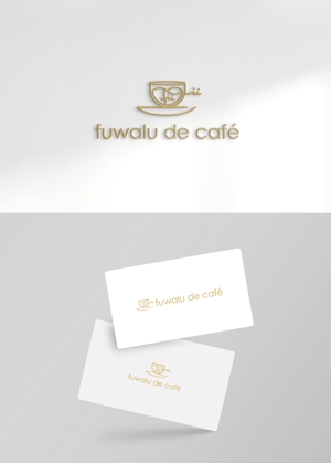 waka (wakapon1987)さんの映えるカフェ「fuwalu de café」のロゴへの提案