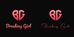 nude (nude)さんの新規オープンのキャバクラ「Breaking Girl」のロゴへの提案