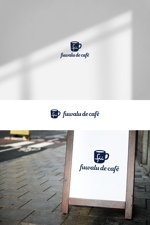 tobiuosunset (tobiuosunset)さんの映えるカフェ「fuwalu de café」のロゴへの提案