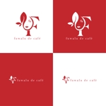 Studio160 (cid02330)さんの映えるカフェ「fuwalu de café」のロゴへの提案