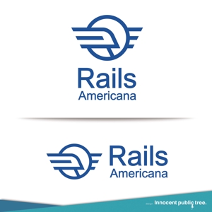 Innocent public tree (nekosu)さんの米国鉄道模型ジオラマコンテンツ「Rails Americana」ロゴ制作への提案