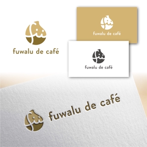 Hi-Design (hirokips)さんの映えるカフェ「fuwalu de café」のロゴへの提案