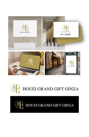 K-J (king_j)さんの食品セレクトショップ「HOUEI GRAND GIFT GINZA」のファサード文字デザインの依頼への提案