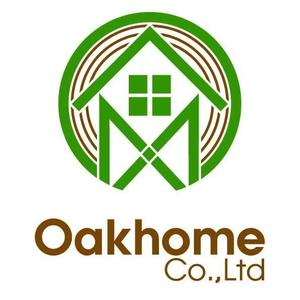 さんの「Oakhome Co.,Ltd」のロゴ作成への提案