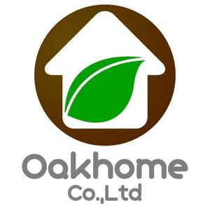さんの「Oakhome Co.,Ltd」のロゴ作成への提案