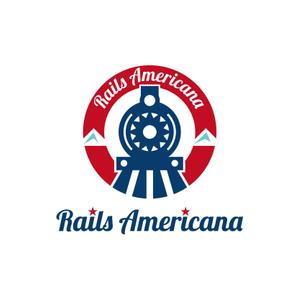 Q (qtoon)さんの米国鉄道模型ジオラマコンテンツ「Rails Americana」ロゴ制作への提案