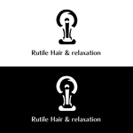 じゅん (nishijun)さんの床屋・理容室のロゴデザイン「Rutile  Hair & relaxation」への提案