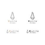 BUTTER GRAPHICS (tsukasa110)さんの床屋・理容室のロゴデザイン「Rutile  Hair & relaxation」への提案