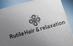 Montage屋 (montageYA)さんの床屋・理容室のロゴデザイン「Rutile  Hair & relaxation」への提案