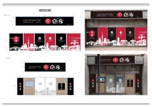 K-Design (kurohigekun)さんの浅草の旅館「宿家」コンシェルジュデスクのサインへの提案
