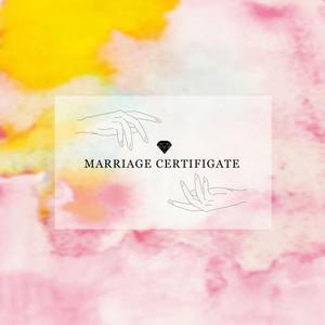 mayu_skr (mayu_skr)さんの結婚証明書の表紙デザインへの提案