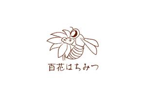 take_run (take_run)さんのはちみつ瓶用シールデザイン　コクボ養蜂園の百花はちみつへの提案