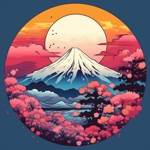 shin_design (shinx1220)さんのステッカーの富士山デザインを募集への提案
