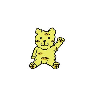 Pithecus (Pithecus)さんの長財布商品のメインデザインとして財布表面に配置するクマのイラストへの提案