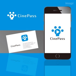 ＊ sa_akutsu ＊ (sa_akutsu)さんのサブスク映像制作サービスの「CinePass（シネパス）」というサービスのサービスロゴへの提案