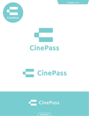 queuecat (queuecat)さんのサブスク映像制作サービスの「CinePass（シネパス）」というサービスのサービスロゴへの提案